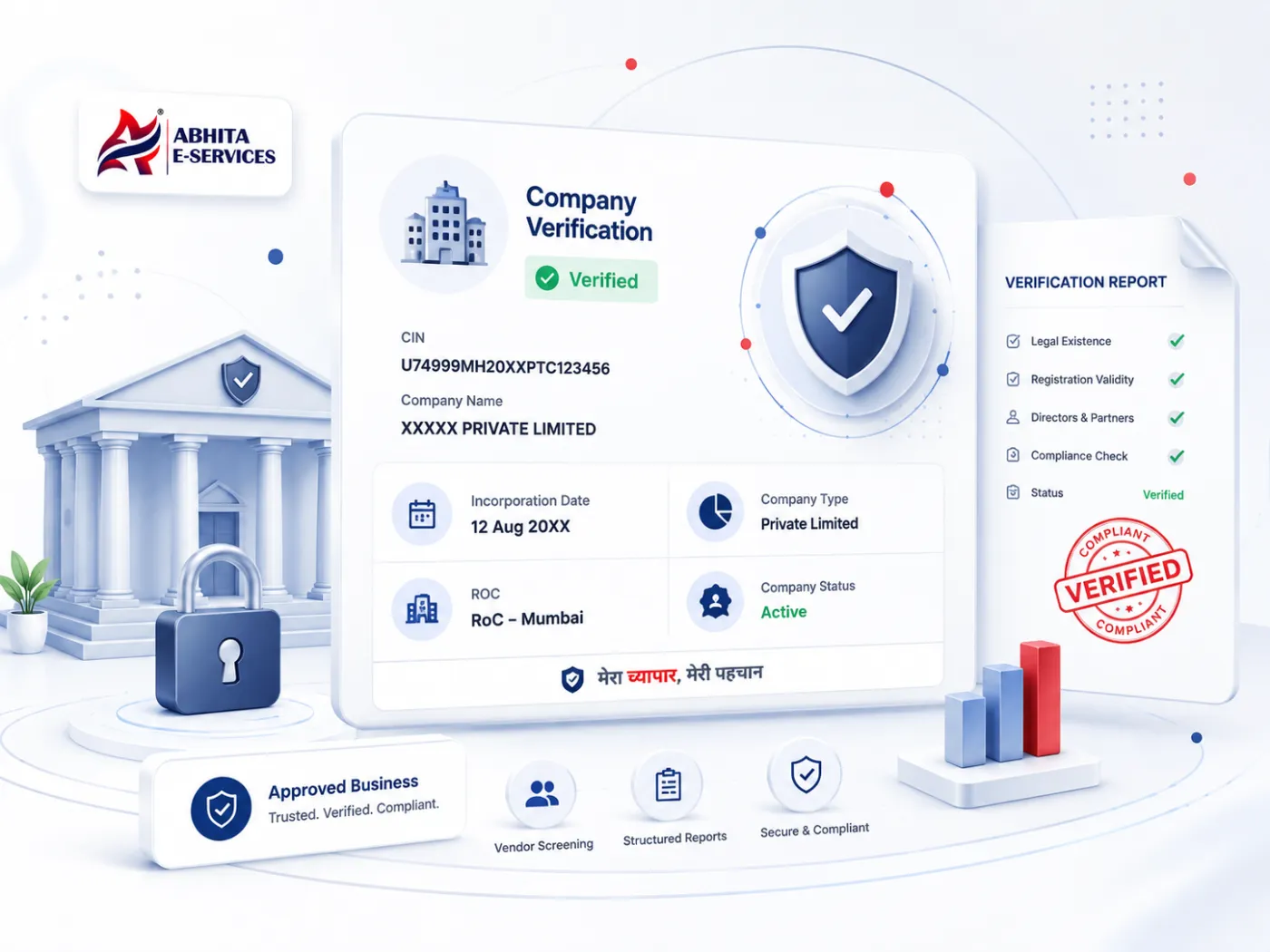 Company Verification Dashboard Preview
