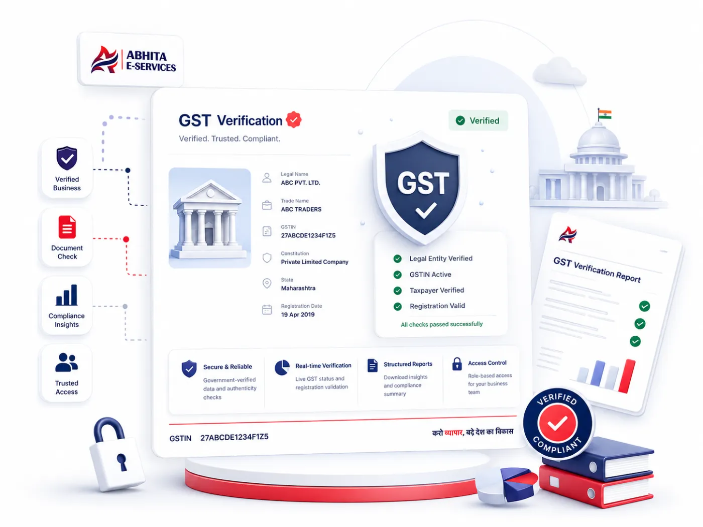 GST Verification Dashboard Preview