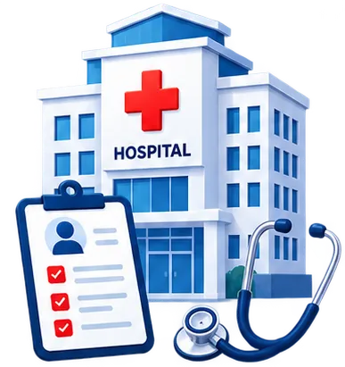 Hospitals and clinics health verification use case